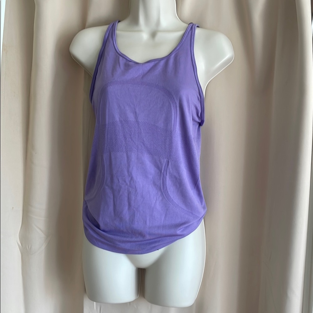 Lululemon Purple Fitted Sleeveless Tank Top